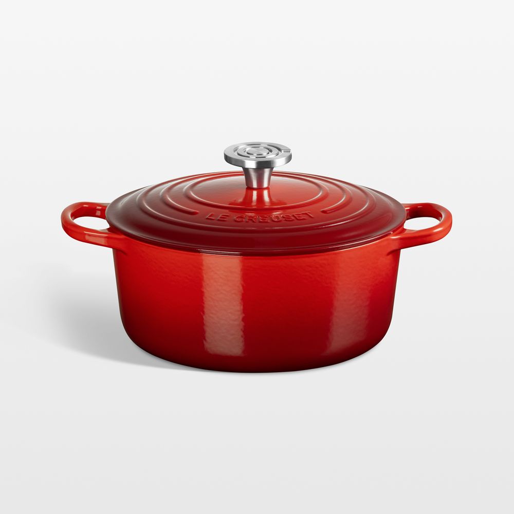 Le Creuset Signature 4.5-Qt. Cerise Enameled Cast Iron Round Dutch Oven