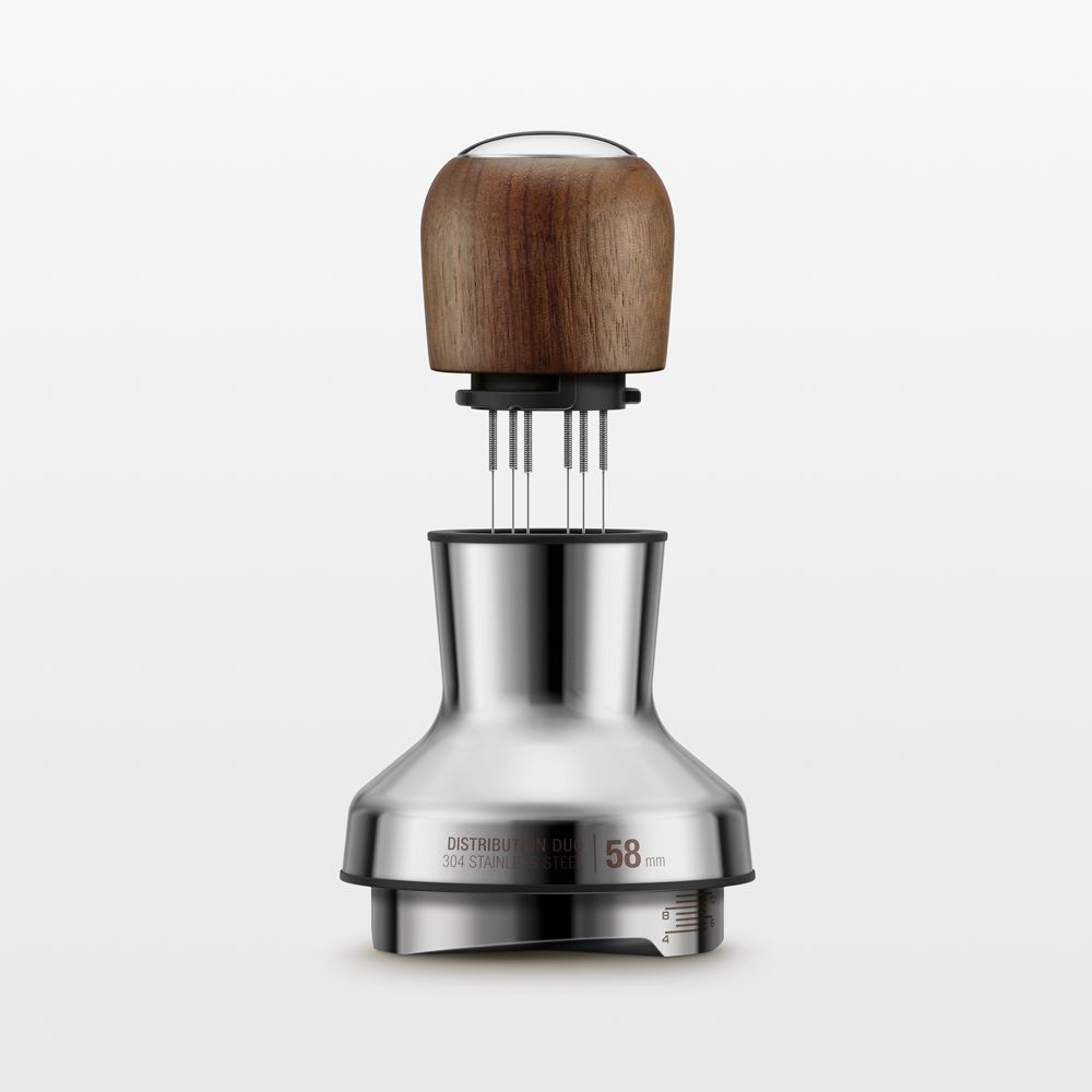Breville Walnut Distribution Duo 2-in-1 Coffee Distributor 58mm