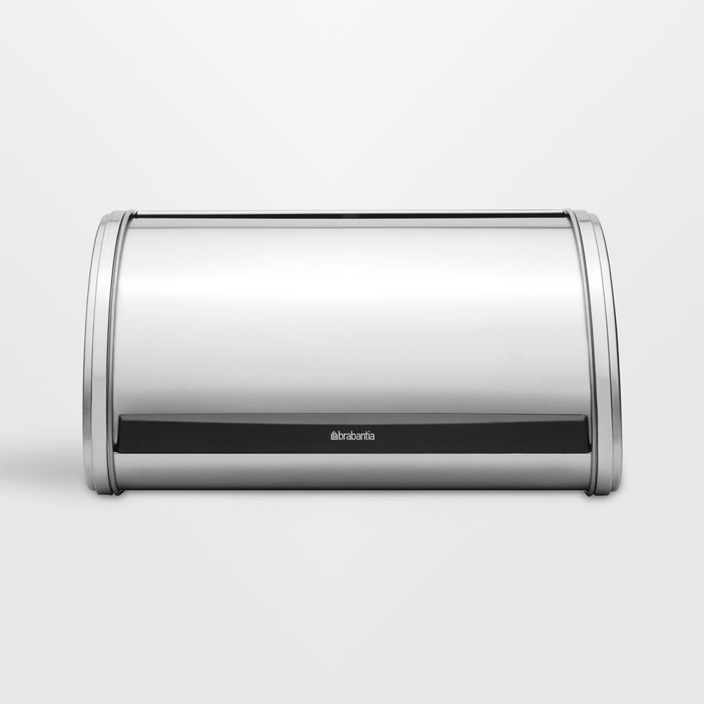 Brabantia Roll Top Bread Box, Medium, Matte Steel