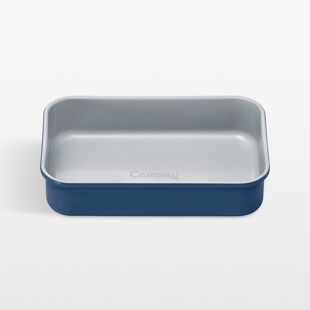 Caraway Navy Ceramic Nonstick Mini Rectangular Baking Pan