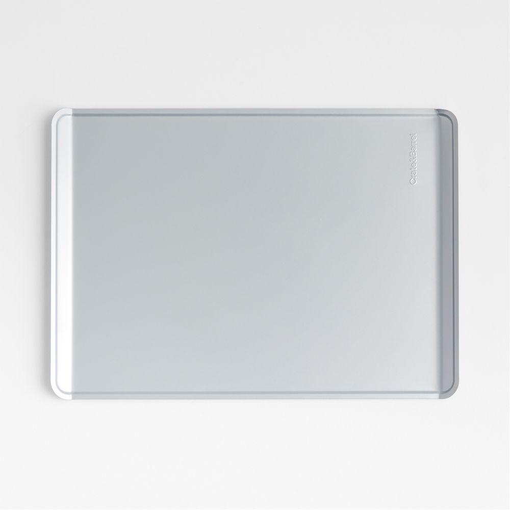Crate & Barrel Silver Silicone Nonstick Cookie Sheet