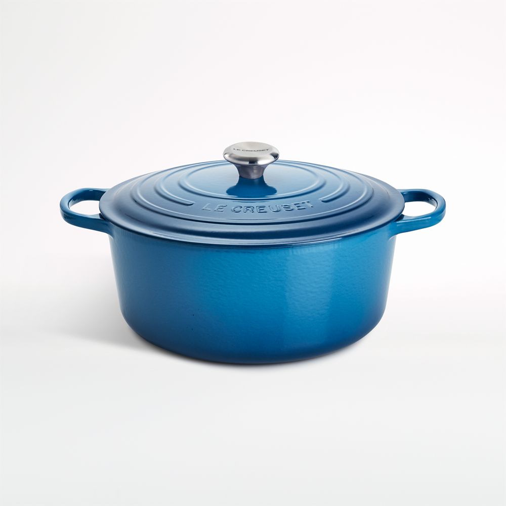 Le Creuset Signature 9-Qt. Marseille Enameled Cast Iron Round Dutch Oven