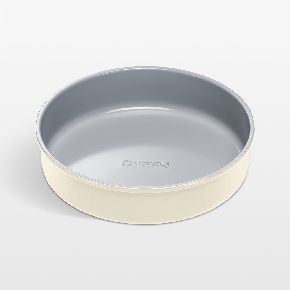 Caraway Cream Ceramic Nonstick Round Baking Pan