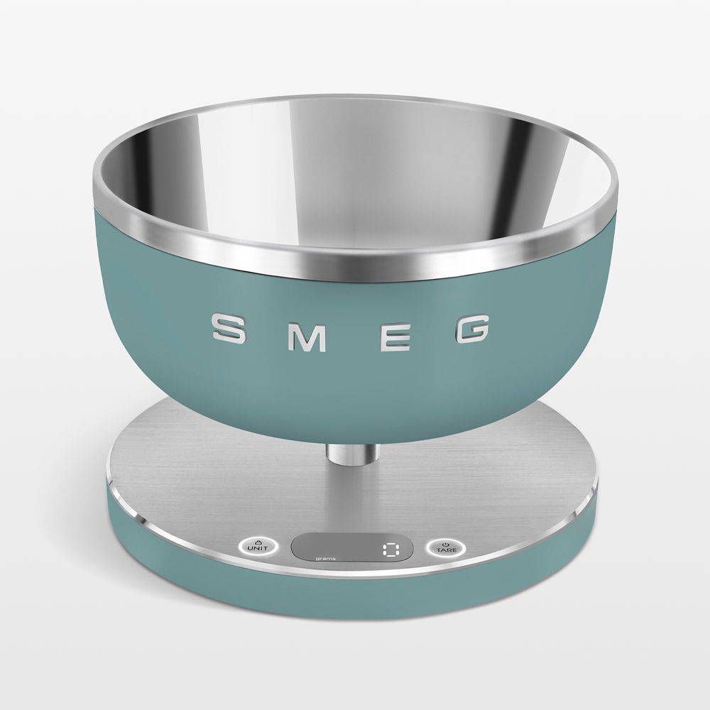 SMEG Matte Jade Green Contemporary Kitchen Scale