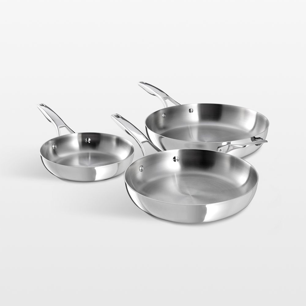 Calphalon Premier Stainless Steel 8", 10" and 12" Fry Pans Set