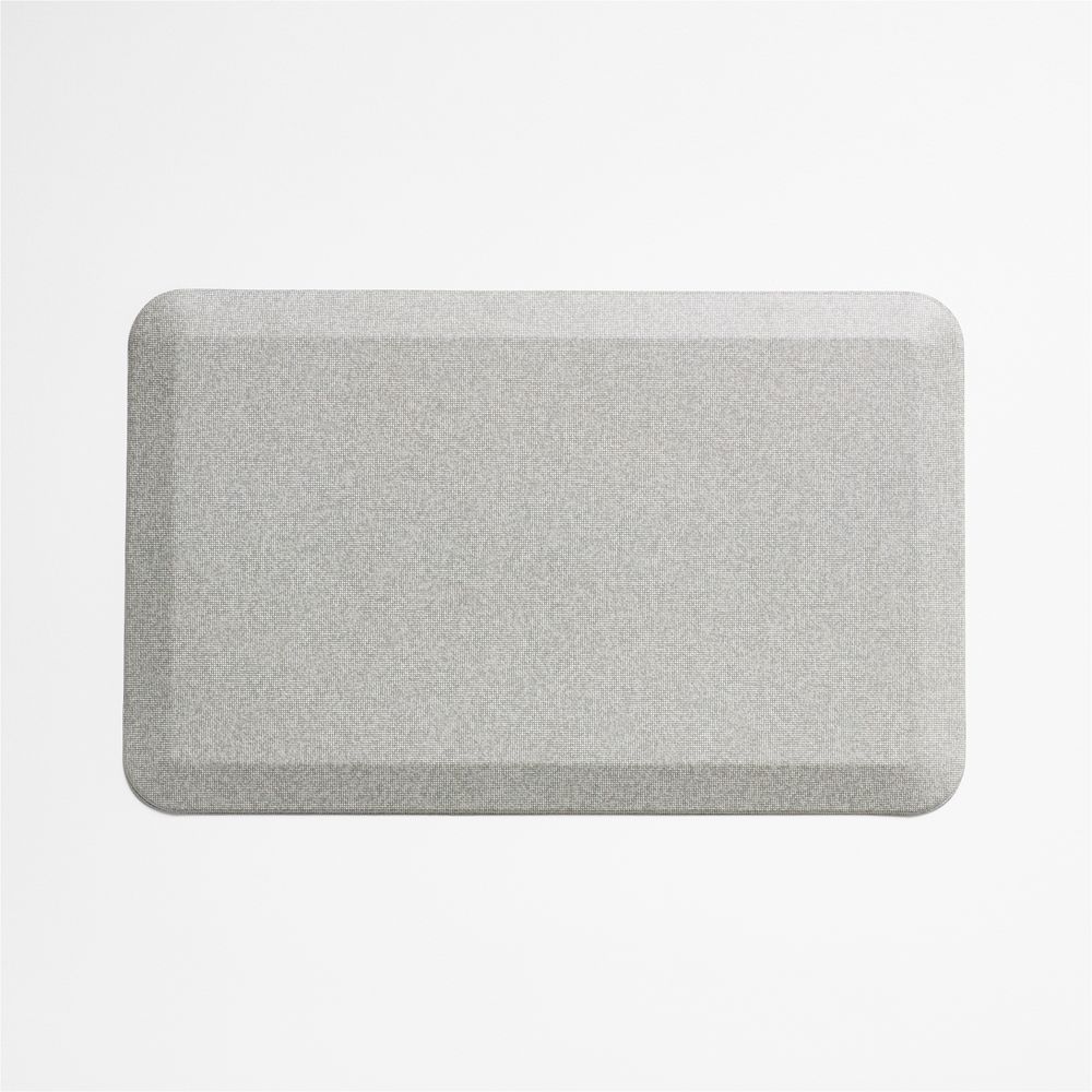 Crate & Barrel GelPro Comfort Grey Pin Check Kitchen Mat, 20"x32"