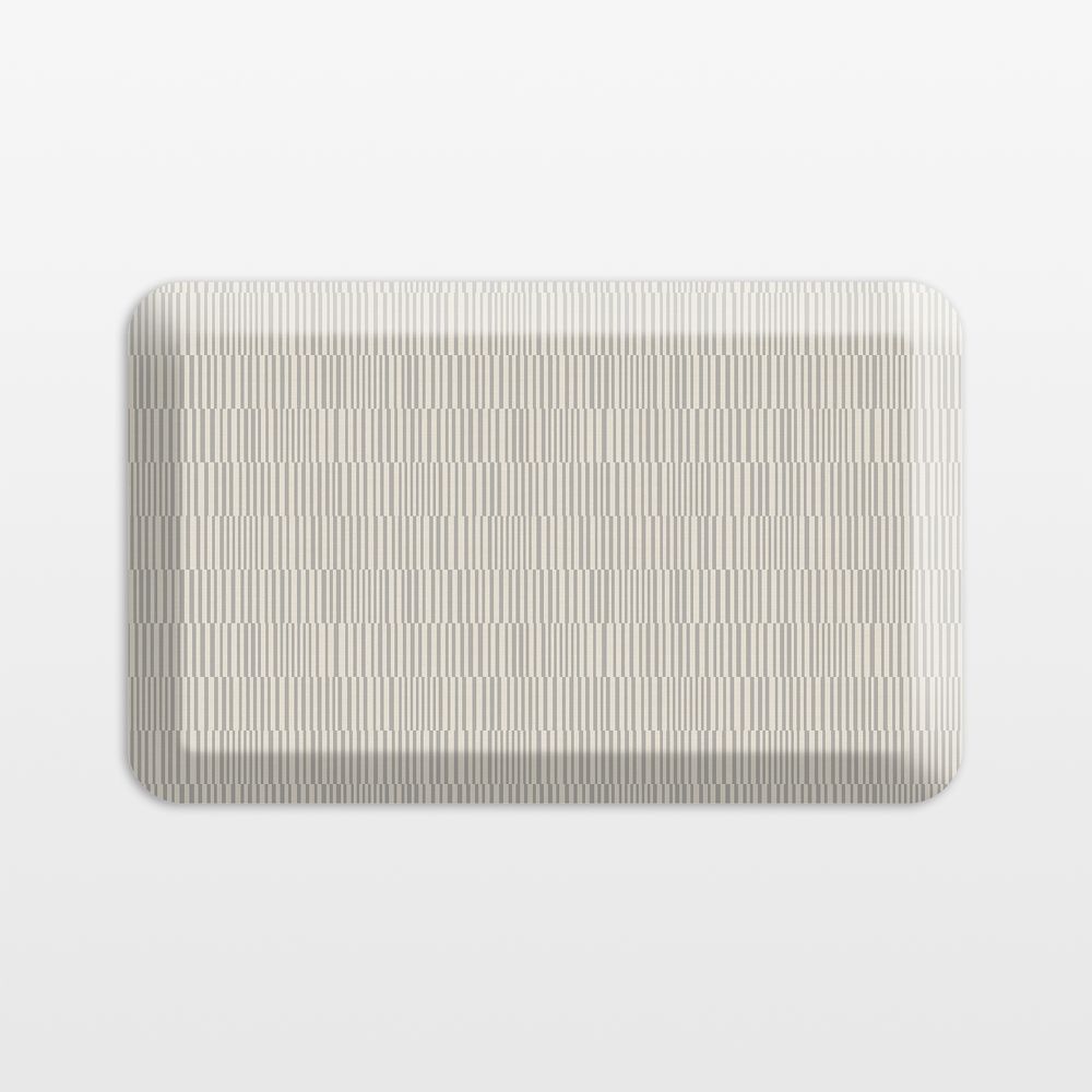 GelPro OffSet Grey Comfort Kitchen Mat, 20"x32"