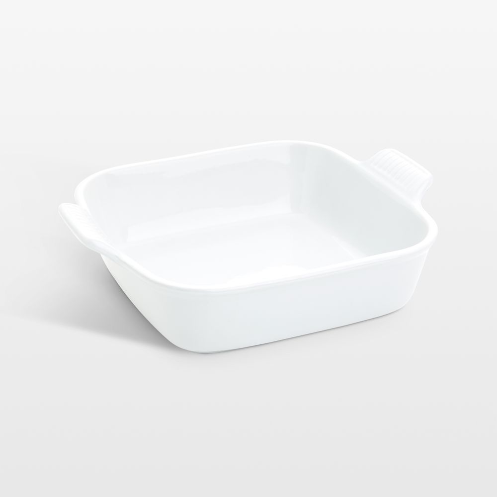 Le Creuset Heritage 3-Qt. White Square Ceramic Baking Dish