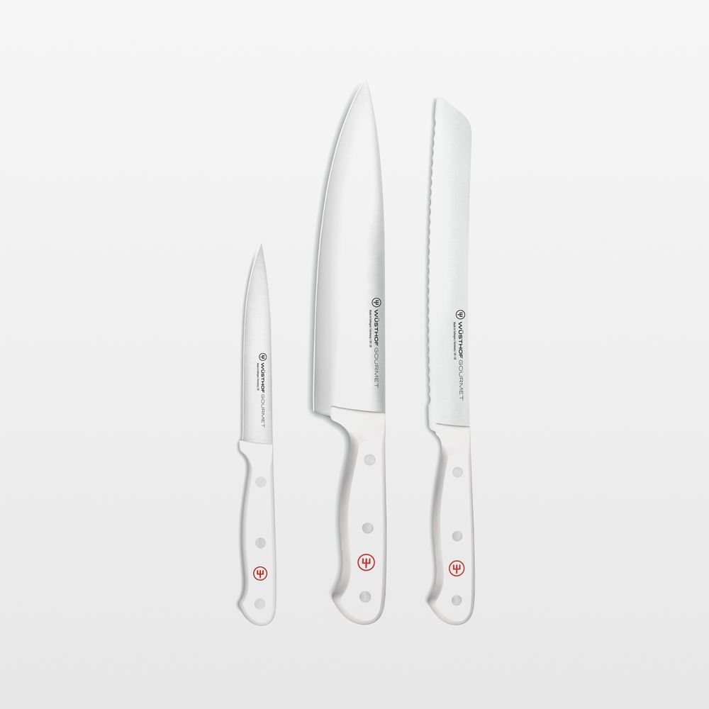 Wusthof Gourmet White 3-Piece Starter Set