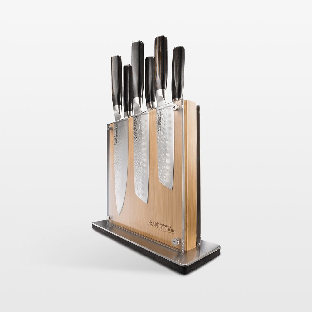 Cuisine::pro Damashiro EMPEROR Shi7-Piece Block Set
