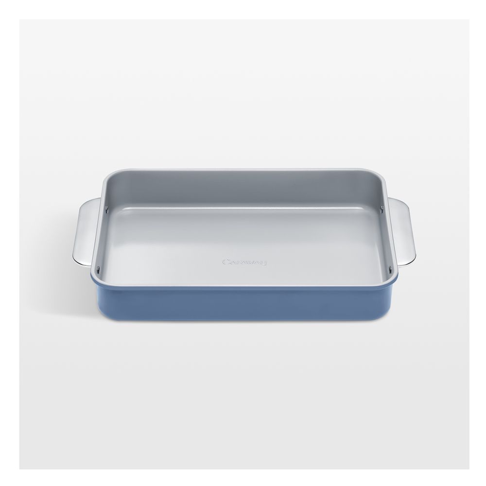 Caraway Slate Ceramic Nonstick Rectangle Pan with Handles