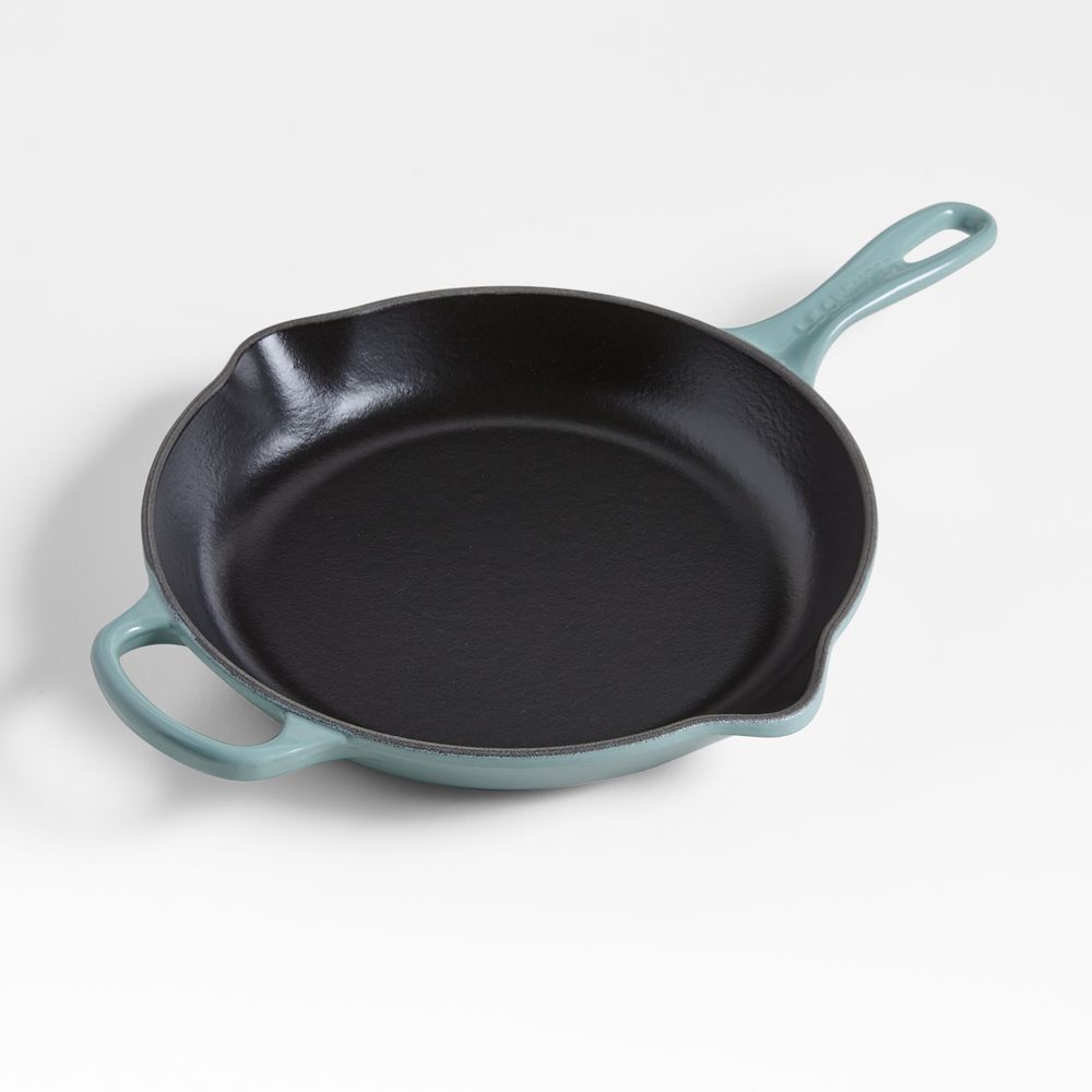 Le Creuset Signature 10.25" Sea Salt Enameled Cast Iron Skillet