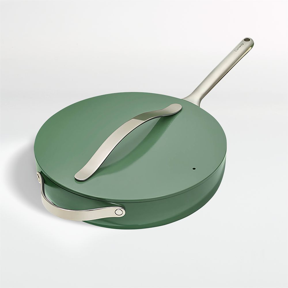 Caraway Sage Ceramic Nonstick 4.5-Qt. Sauté Pan