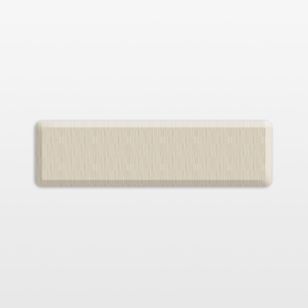 GelPro OffSet Beige Comfort Kitchen Mat, 20"x72"
