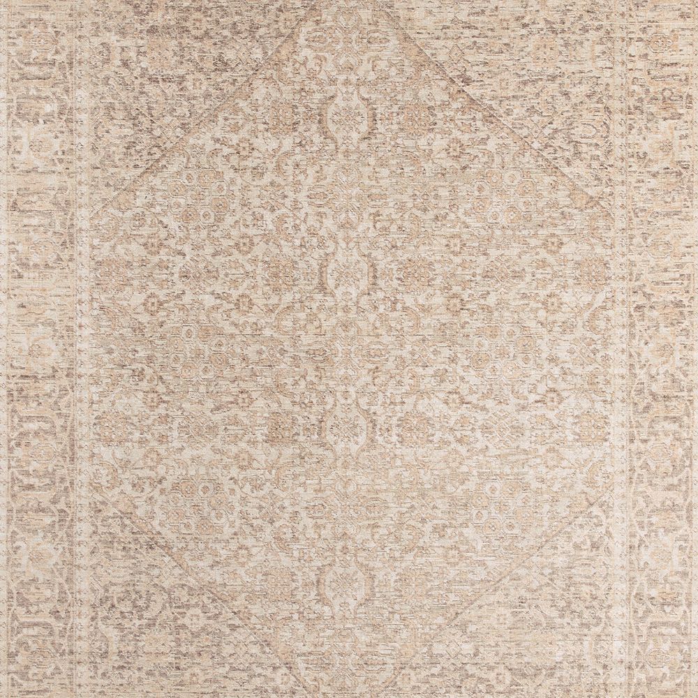 Alternative view of Cairo Wool Blend Traditional Handwoven Taupe Area Rug