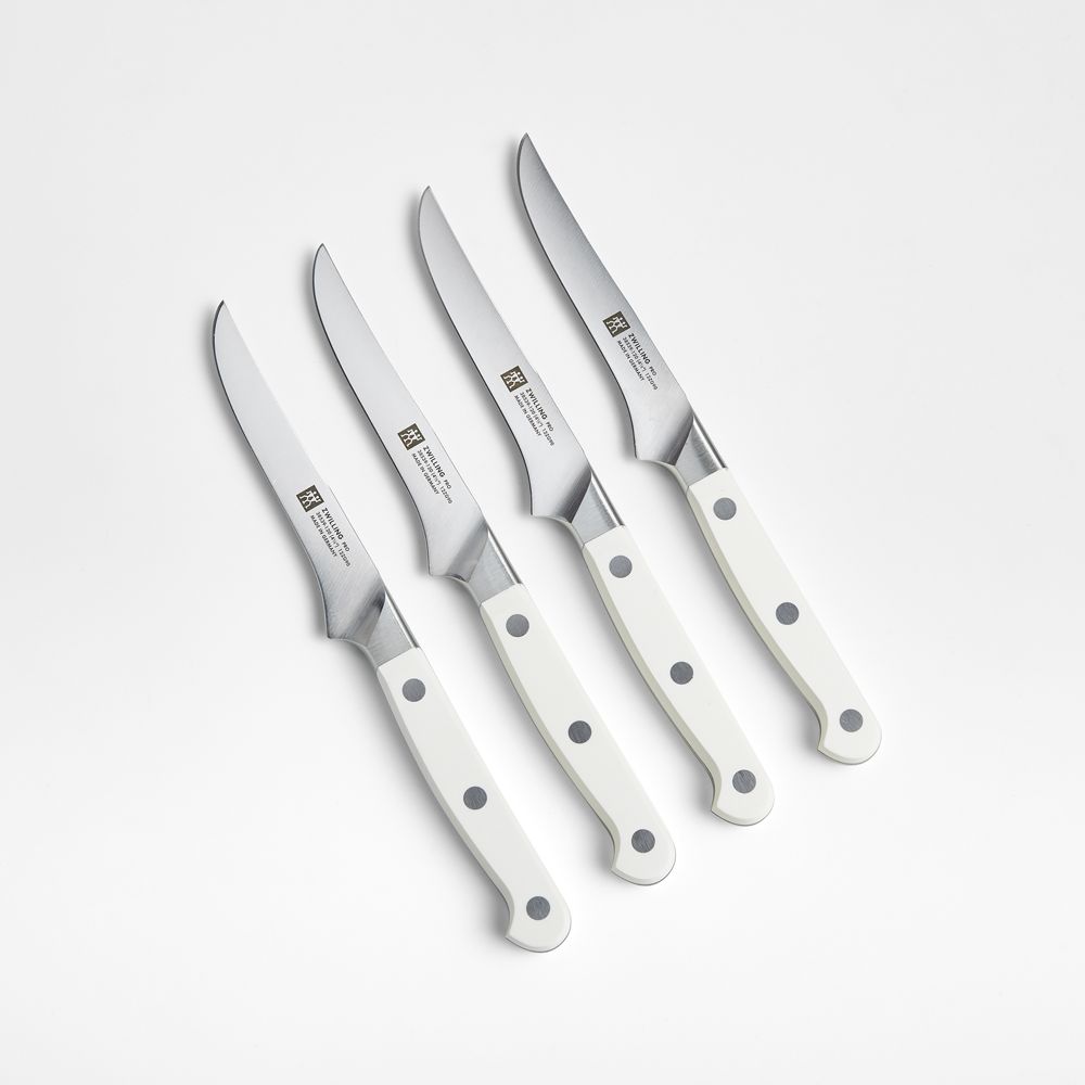 ZWILLING Pro Le Blanc 4-Piece Steak Knife Set