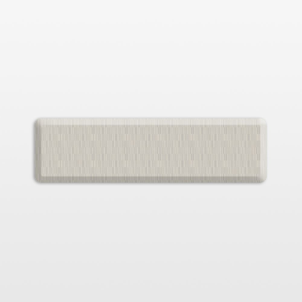 GelPro OffSet Grey Comfort Kitchen Mat, 20"x72"