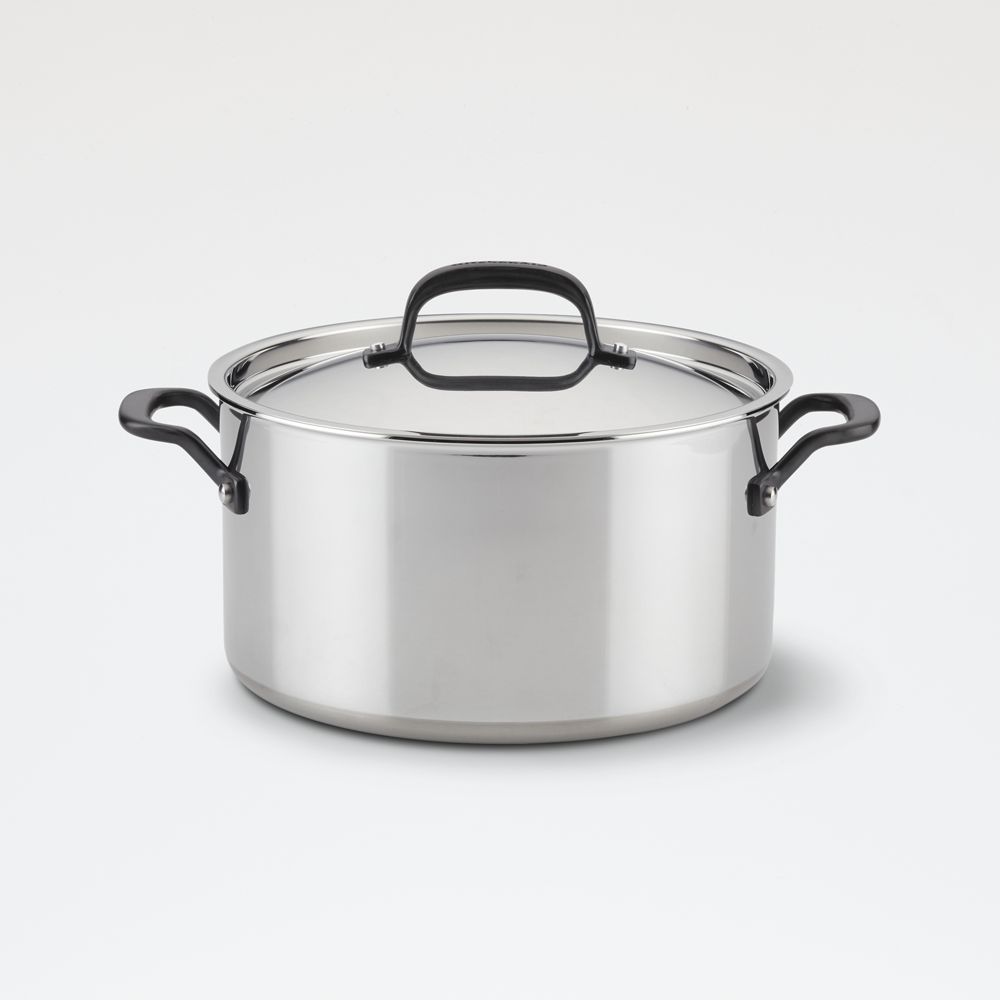 KitchenAid Stainless Steel 5-Ply 8-Qt. Covered Stockpot