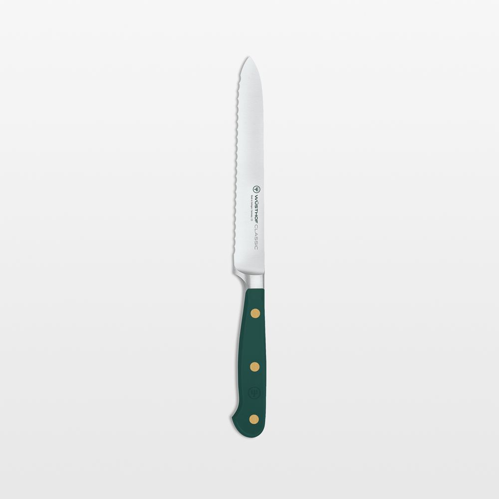 Wusthof Classic Fresh Rosemary 5" Serrated Utility Knife