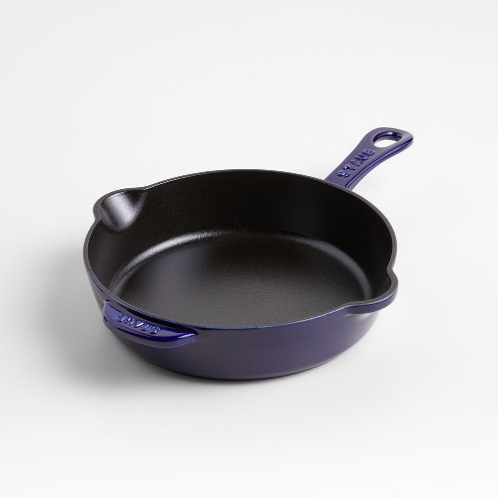 Staub 8.5" Dark Blue Deep Skillet