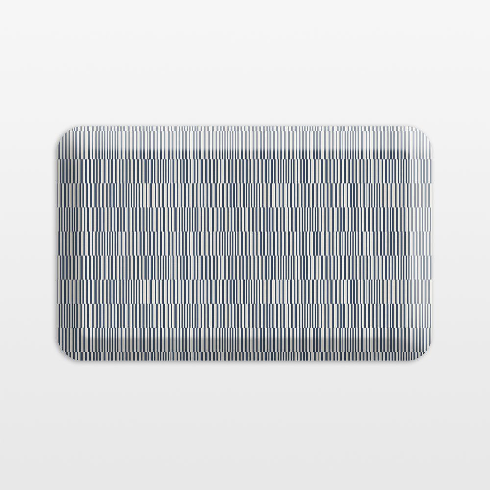 GelPro OffSet Indigo Comfort Kitchen Mat, 20"x32"