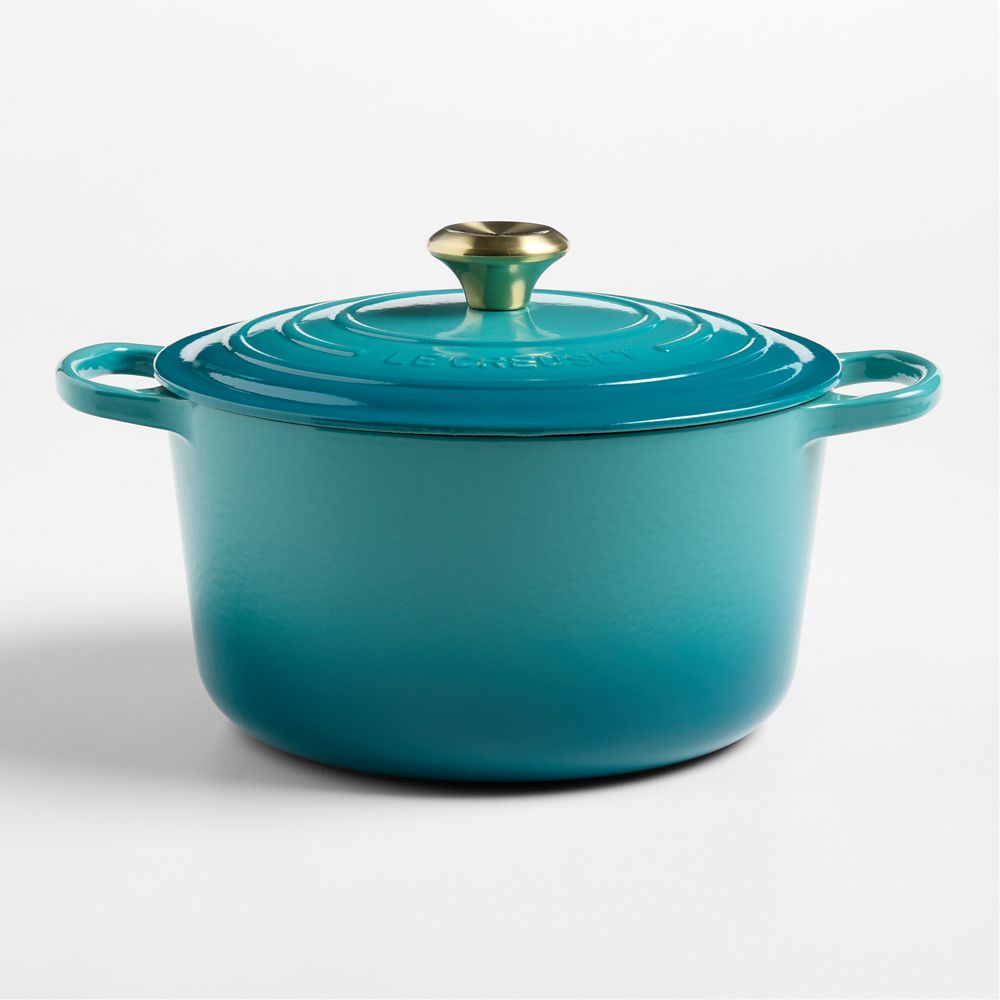 Le Creuset Signature 6.5-Qt. Riviera Enameled Cast Iron Deep Round Dutch Oven