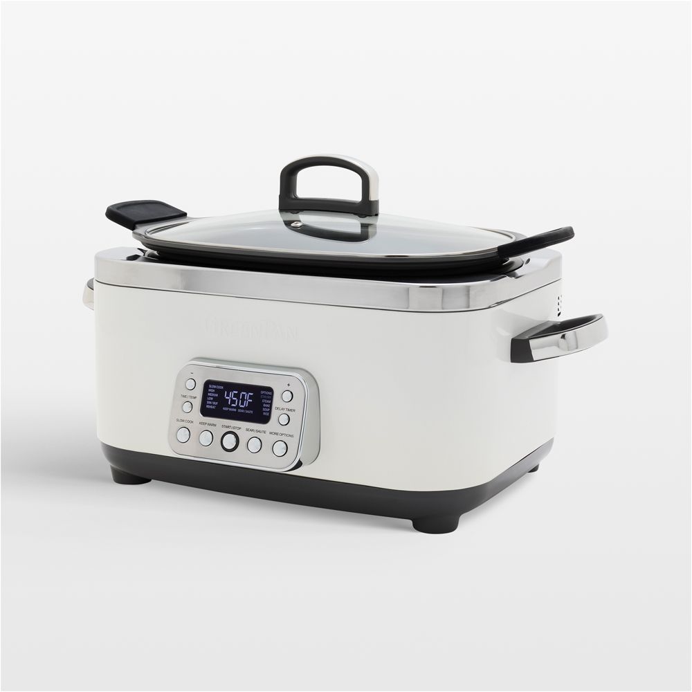 GreenPan Elite 6-Qt. 14-in-1 Cloud Cream Slow Cooker