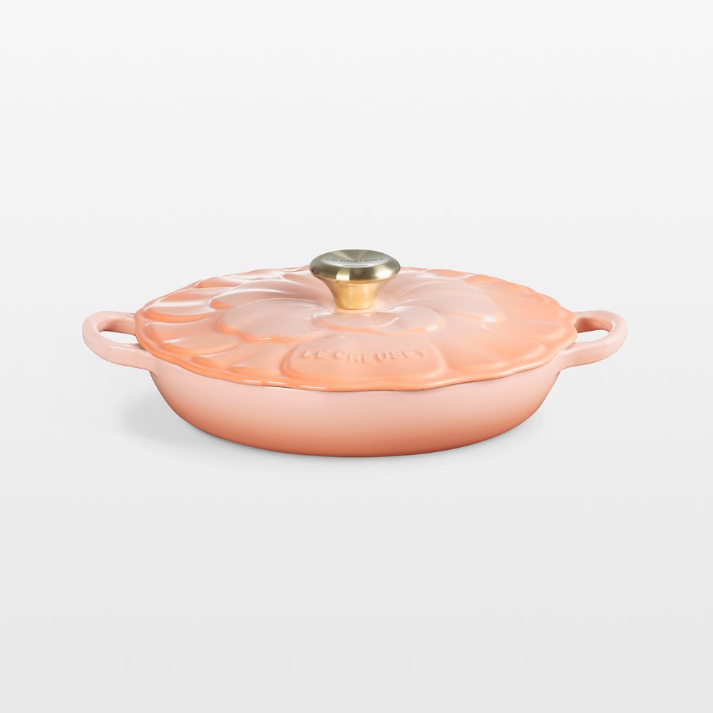 Le Creuset Signature 2.25-Qt. Peche Enameled Cast Iron Petal Brasier
