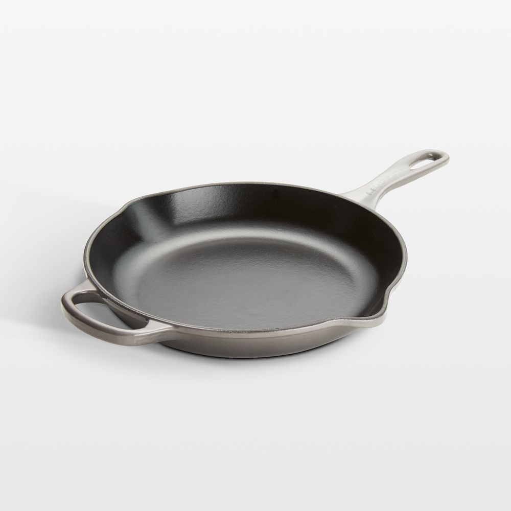 Le Creuset Signature 10.25" Oyster Enameled Cast Iron Skillet
