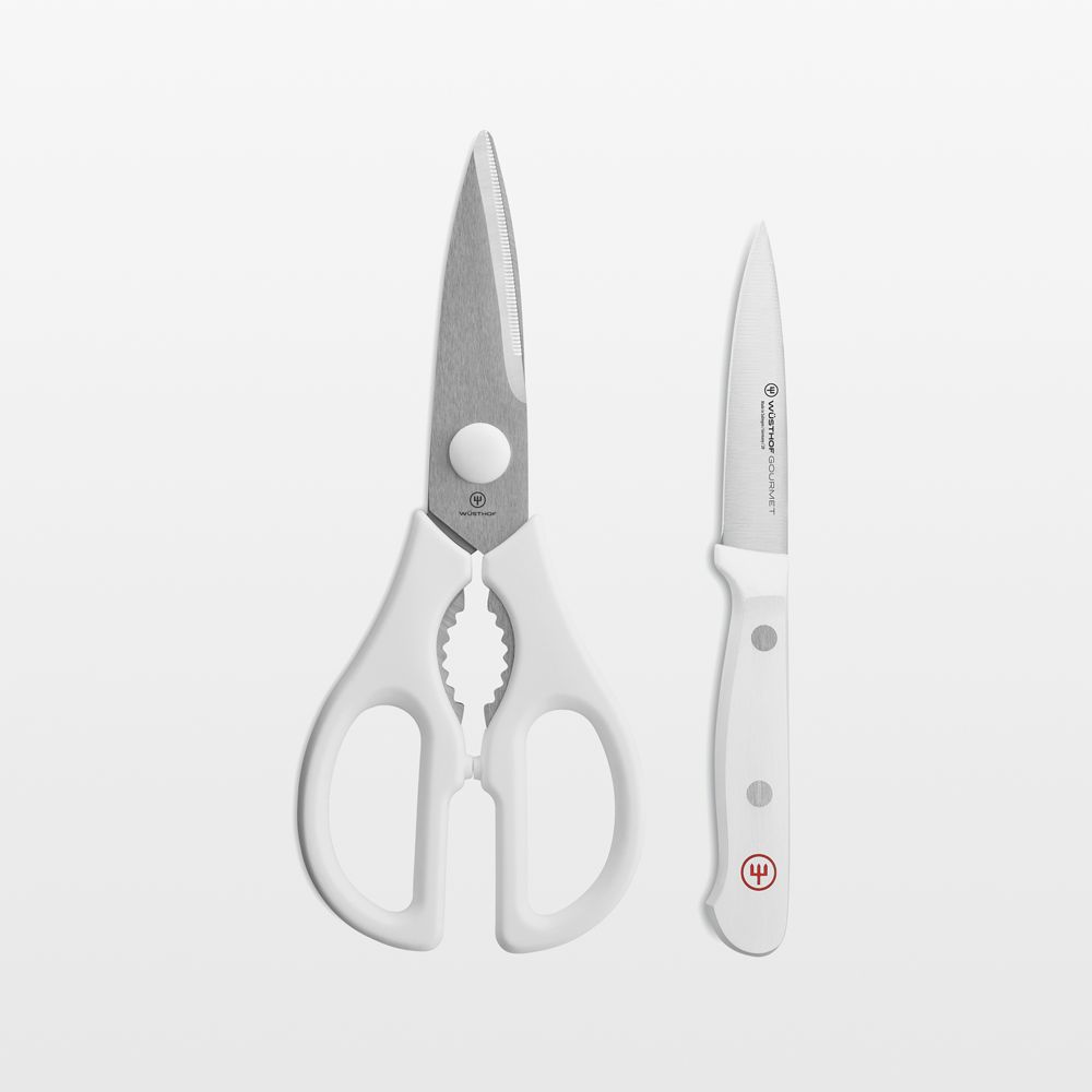 Wusthof Gourmet White 2-Piece Utility Set