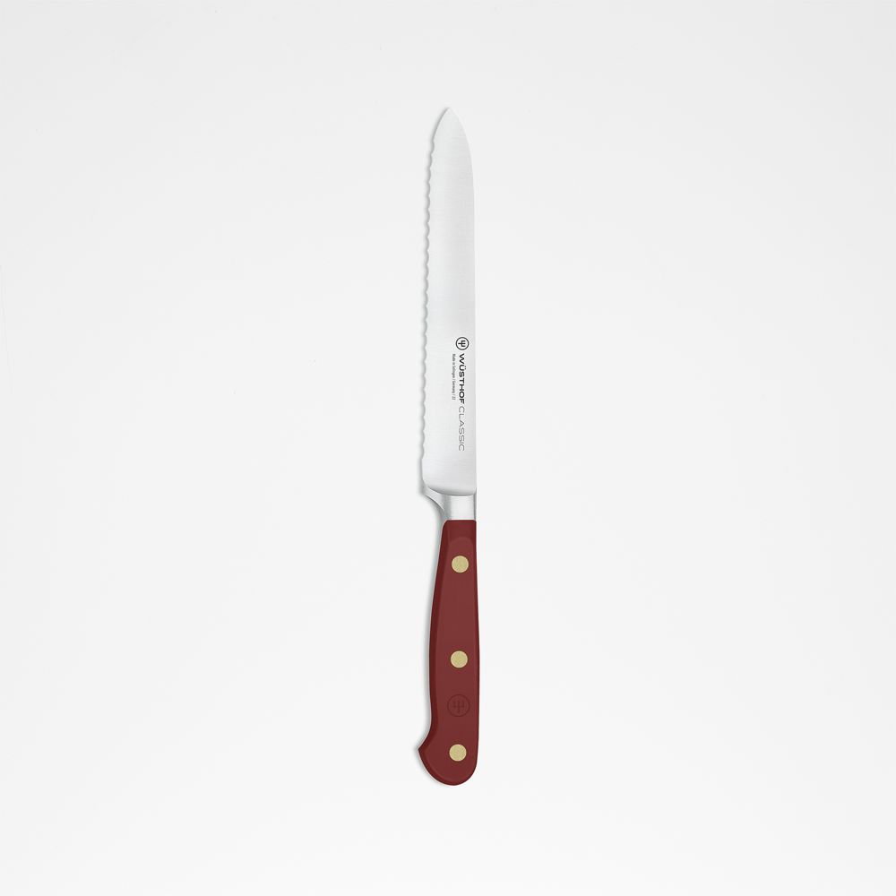 Wusthof Classic Color Tasty Sumac 5" Serrated Utility Knife