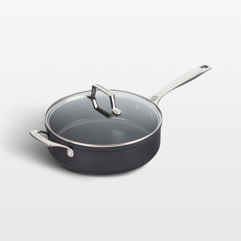 Le Creuset Essential Ceramic Nonstick 4.25-Qt. Saute Pan with Glass Lid