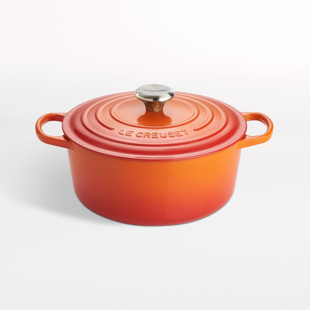 Le Creuset Signature Flame Enameled Cast Iron Dutch Ovens