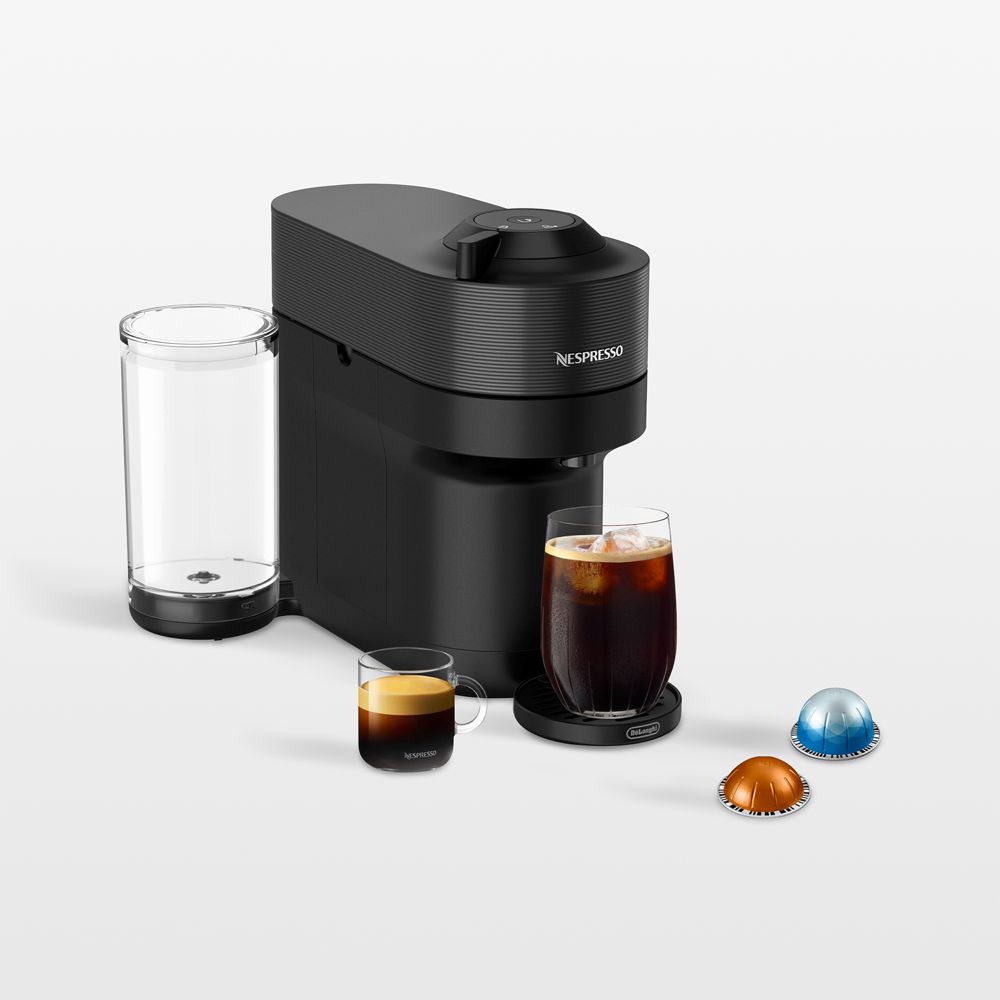 Nespresso by De'Longhi Vertuo Pop+ Liquorice Black Espresso Machine