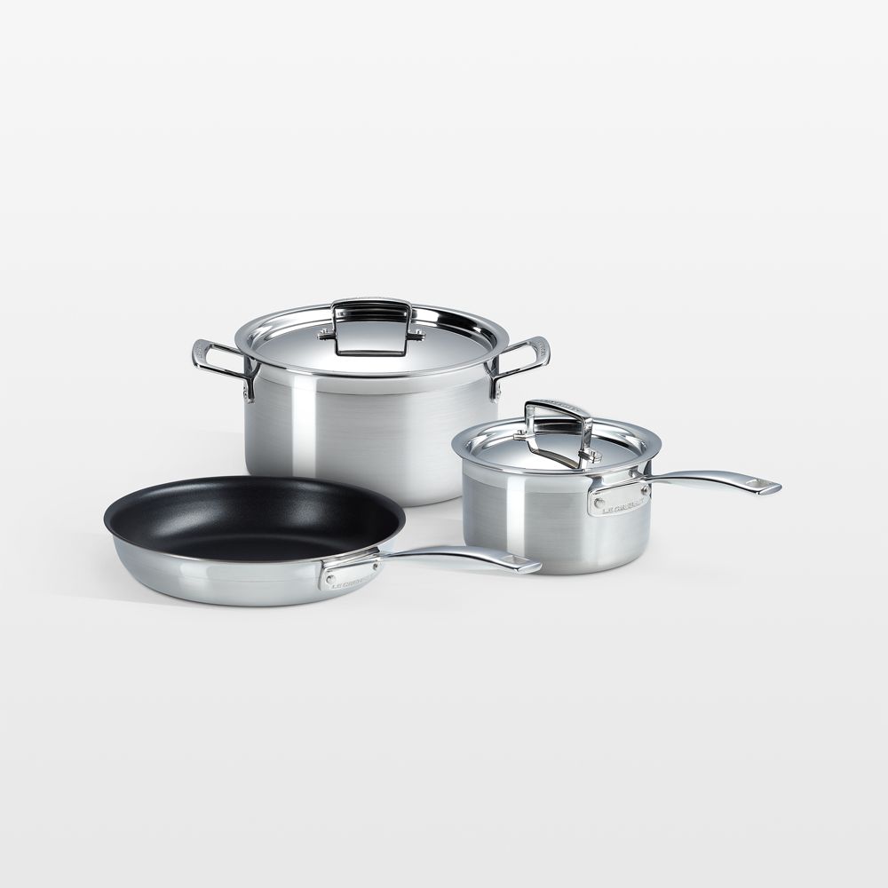Le Creuset Classic Stainless Steel 5-Piece Cookware Set