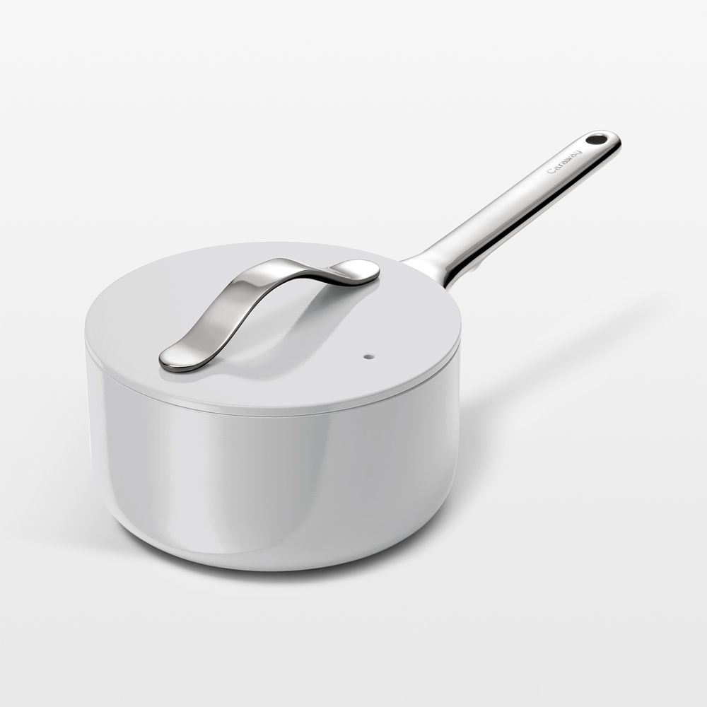 Caraway Grey 1.75-Qt. Ceramic Nonstick Mini Saucepan
