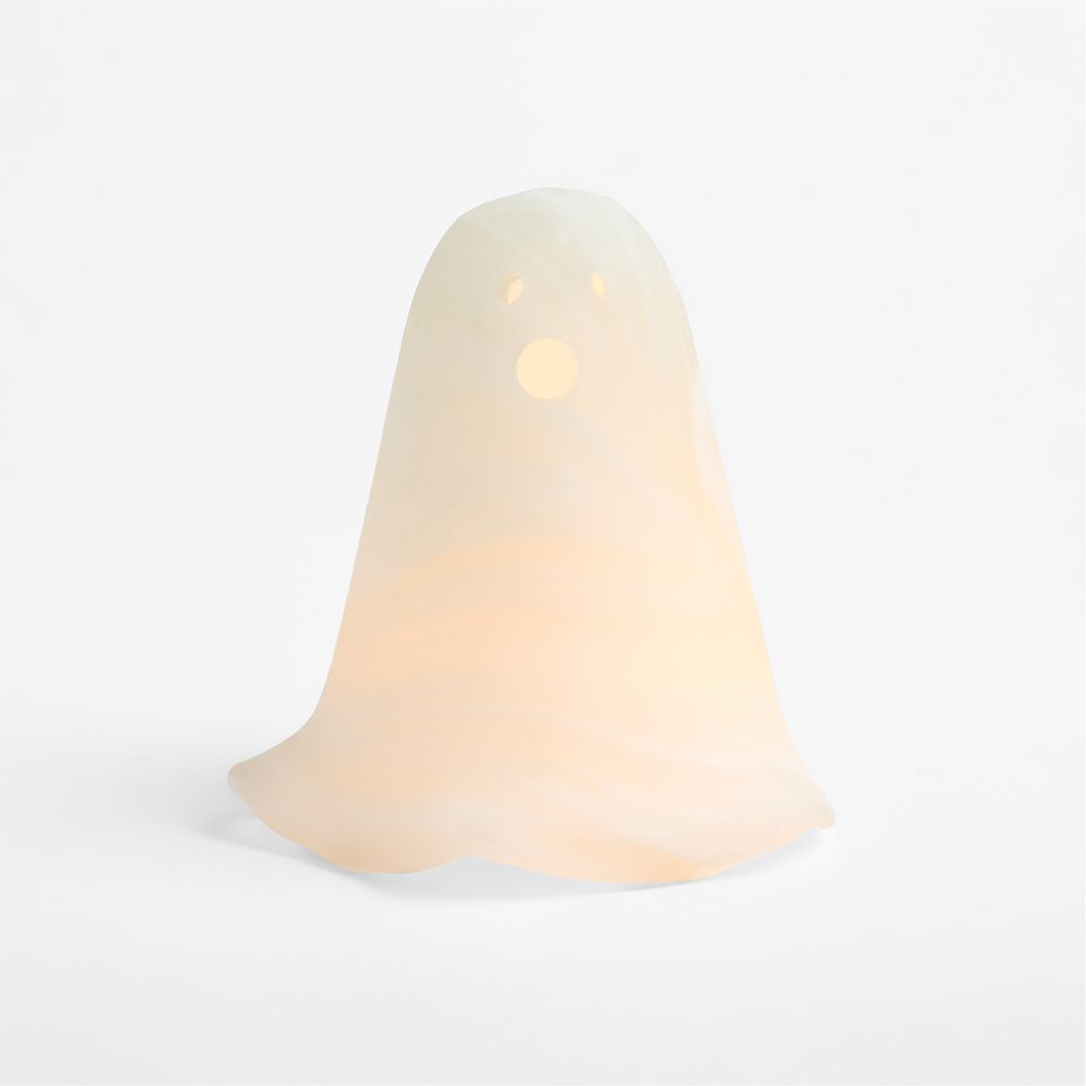 Ghost Glass Tealight Candle Cloche