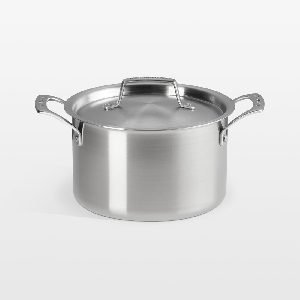 Le Creuset Essential Stainless Steel 4-Qt. Deep Covered Stockpot