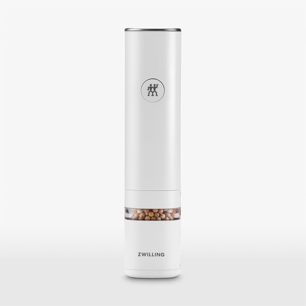 ZWILLING Enfinigy White Electric Salt or Pepper Mill
