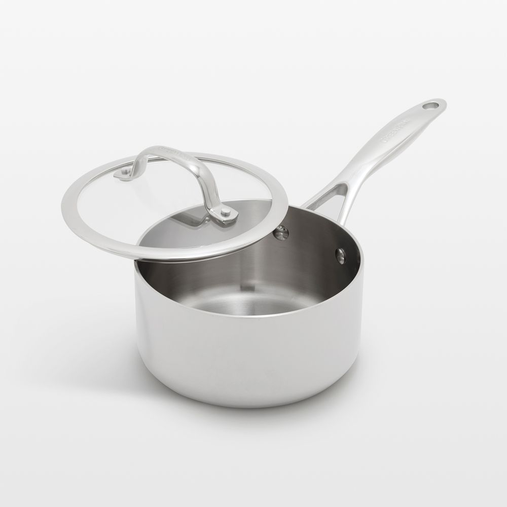 GreenPan Valencia Pro Stainless Steel 1.66-Qt. Covered Saucepan