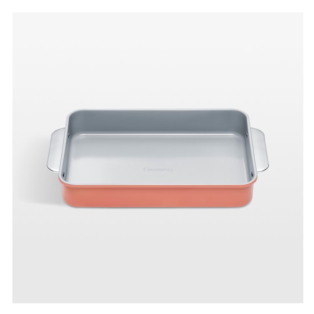 Caraway Perracotta Ceramic Nonstick Rectangle Pan with Handles