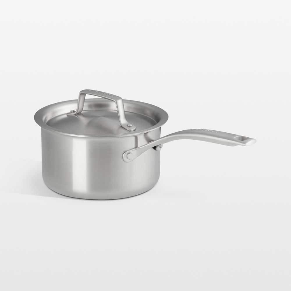 Le Creuset Essential Stainless Steel 2-Qt. Covered Saucepan