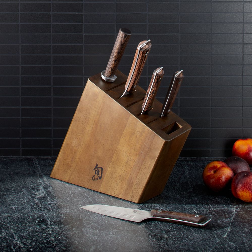 Shun Kanso 6-Piece Knife Block Set