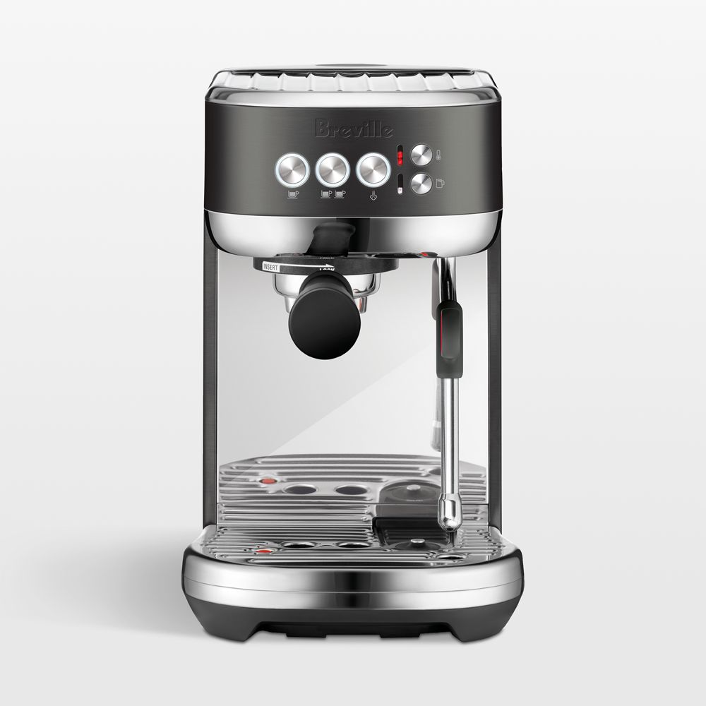 Breville Bambino Plus Espresso Machine in Black Stainless Steel