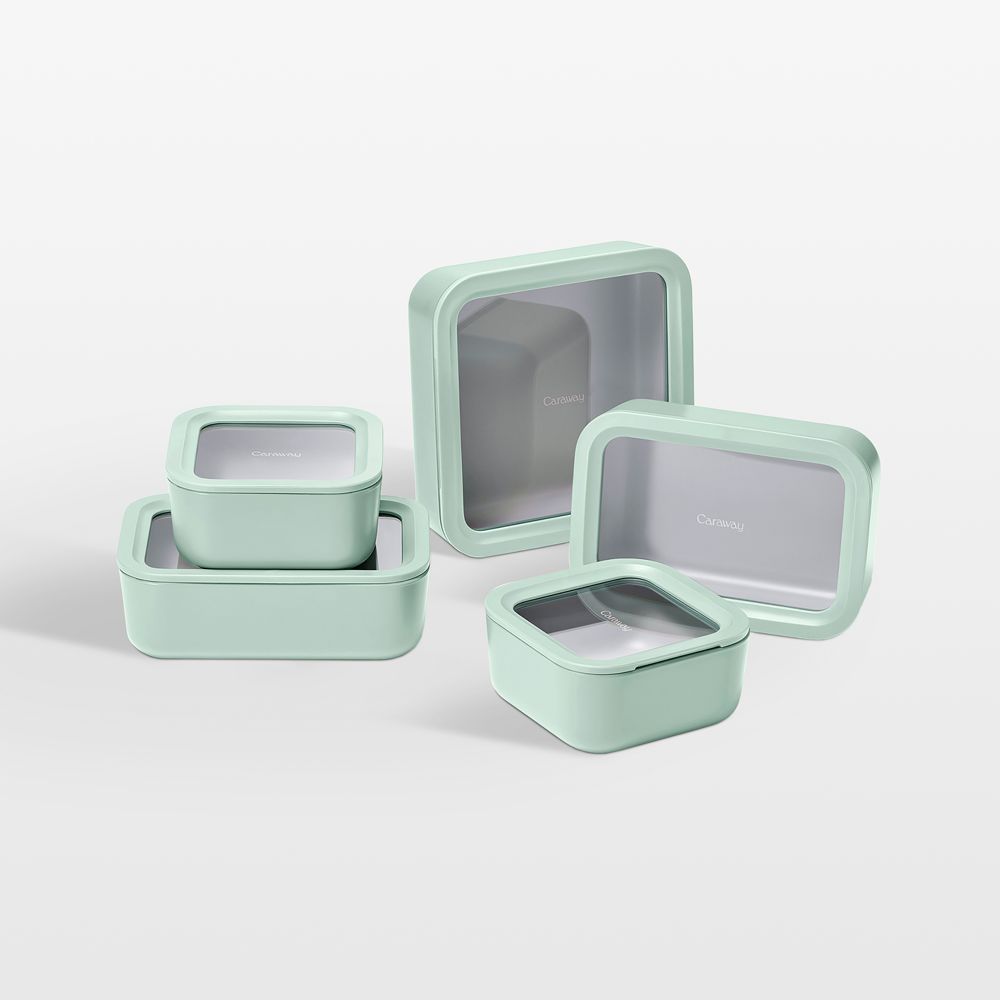 Caraway Mist 13-Piece Glass Food Storage Set