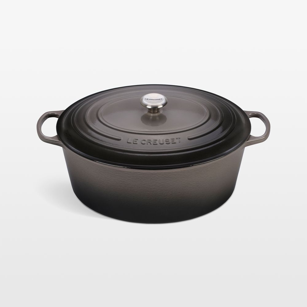 Le Creuset Signature 15.5-Qt. Oyster Enameled Cast Iron Goose Pot Dutch Oven