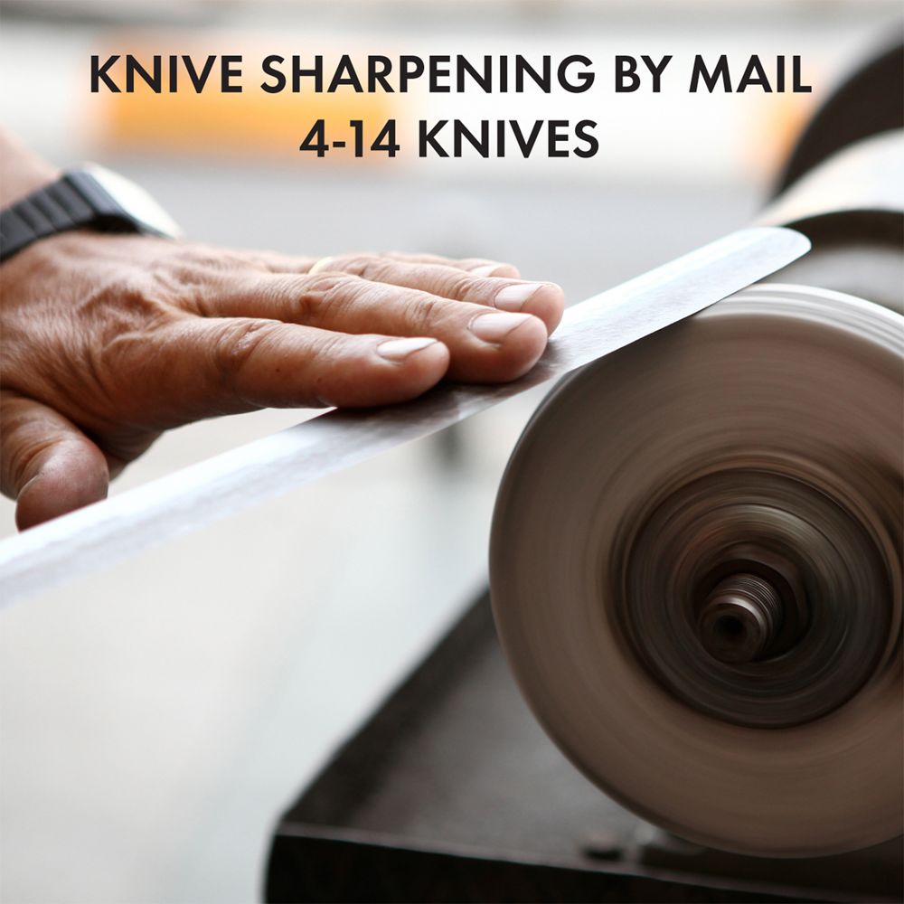 Knife Aid Professional Knife Sharpening by Mail, 4 Knives