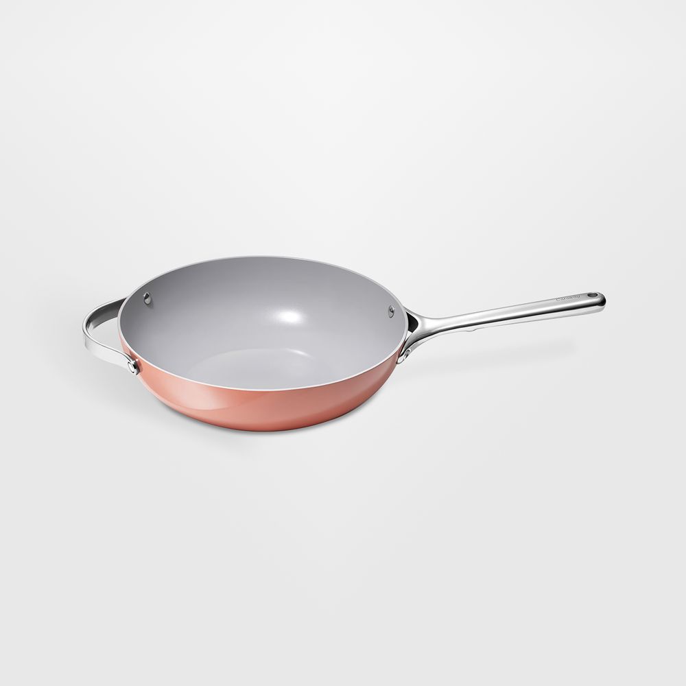 Caraway Cookware Plus Perracotta Ceramic Nonstick 12" Stir Fry Pan