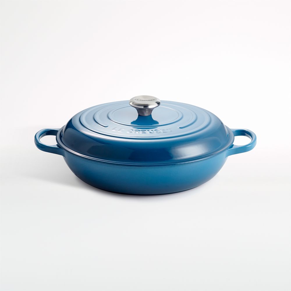 Le Creuset Signature 5-Qt. Marseille Enameled Cast Iron Braiser