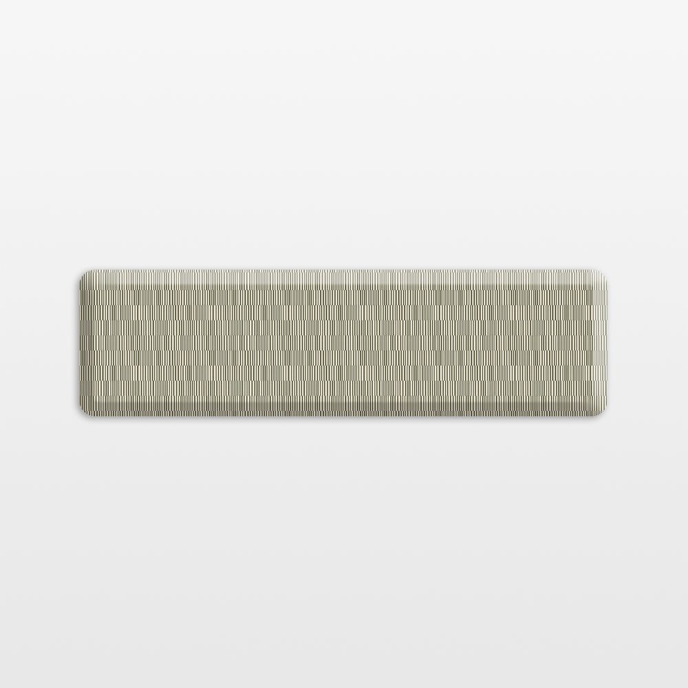 GelPro OffSet Green Comfort Kitchen Mat, 20"x72"